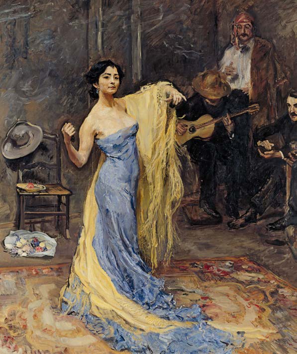 Max Slevogt, Bildnis der Tänzerin Marietta di Rigardo, 1904